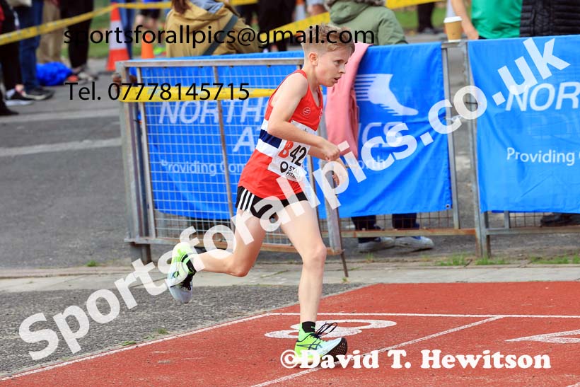 Boys Under-13s, 2024 Northern Mens 6 and Womens 4 and Youngsters Relays, Stanley Park, Blackpool.  Photo: David T. Hewitson/Sports for All Pics